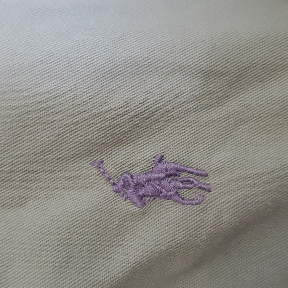 Ralph Lauren Size L Olive Green Button Down Shirt - Picture 3 of 8